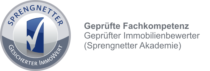 Sprengnetter Auszeichnung Geprüfte Fachkompetenz Geprüfter Immobilienbewerter